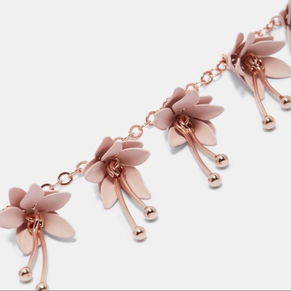 Ted Baker Fortina Fuchsia Drop Flower Bracelet - Picture 2 of 3